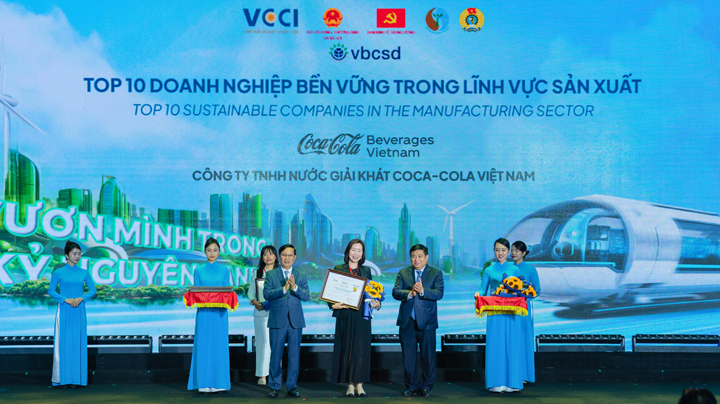 Coca-Cola Vietnam Recognised as a Leader in Sustainability Coca-Cola Vietnam Recognised as a Leader in Sustainability