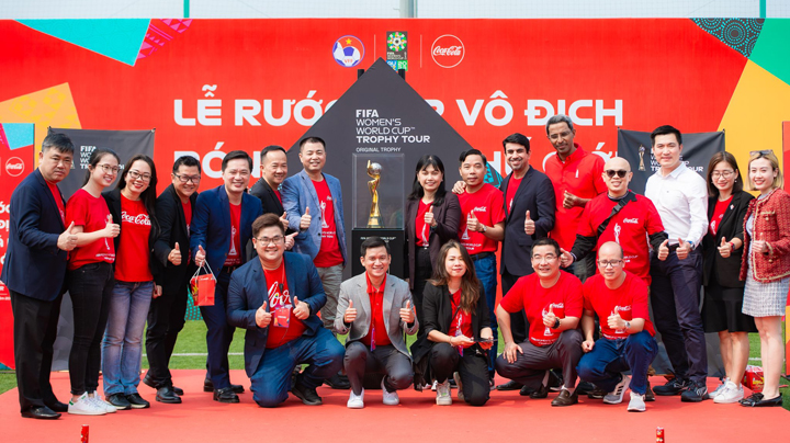 FIFA Women's World Cup 2023™ trophy inspires young football players