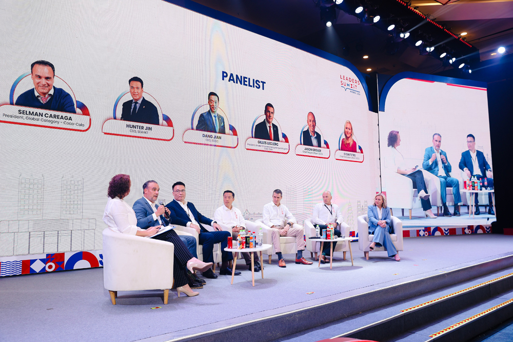 Swire Coca-Cola&rsquo;s senior leaders, alongside representatives from the Coca-Cola Company, engage in a panel discussion on regional strategy.