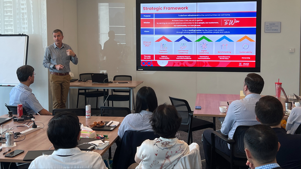 Peter Mills, our Executive Director of Supply Chain, shared our supply chain development framework to align the objectives of procurement teams across all of our markets.