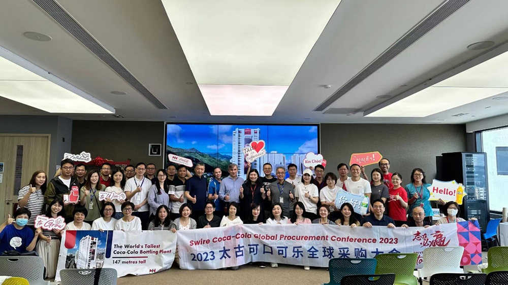 Procurement teams from different operating regions also took this opportunity to visit the Shatin plant of Swire Coca-Cola Hong Kong to understand the local business operations.